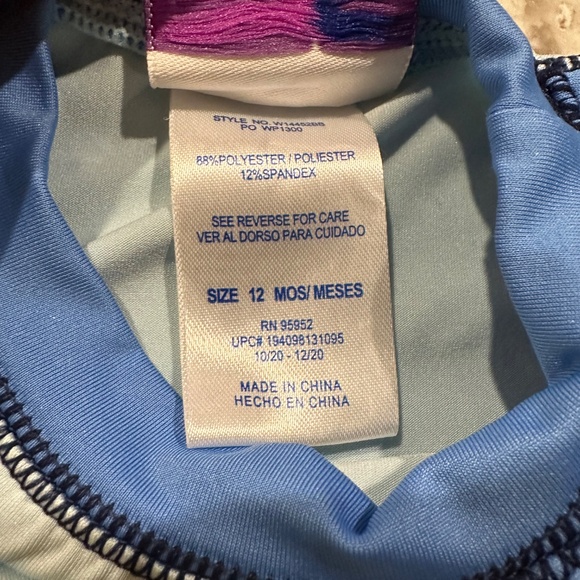 *GENTLY WORN* Freestyle Revolution Swimwear 12-Mo Boys 2-Piece Swim Set - Picture 5 of 9